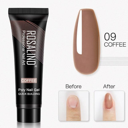 New Popular Nail Polish Gel 15ml UV Nail Extension Gel Permanent Nail Art Manicure Design Fashion Gel For Womens