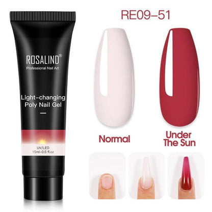 New Popular Nail Polish Gel 15ml UV Nail Extension Gel Permanent Nail Art Manicure Design Fashion Gel For Womens