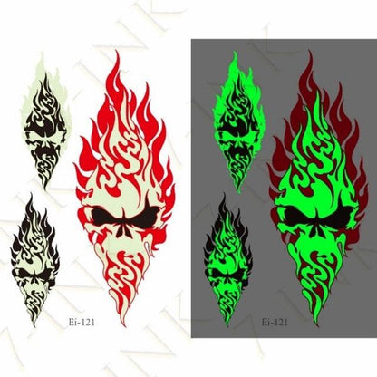 Fashion Luminous Sticker Tattoos Waterproof Temporary Different Luxury Tattoos For Womens Mens Kids