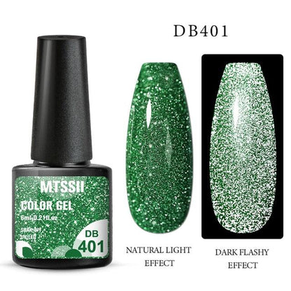 Popular Cat Eye Gel Nail Polish Magnetic Colorful UV Rainbow Gel Fashion Charming Effect Modern Design