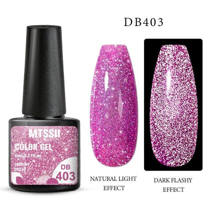Popular Cat Eye Gel Nail Polish Magnetic Colorful UV Rainbow Gel Fashion Charming Effect Modern Design