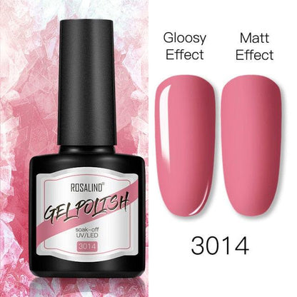 Shiny Womens Gel Nail Polish Permanent Painting Glossy Matte Effect For Manicure Nail Art Design For Womens and Girls