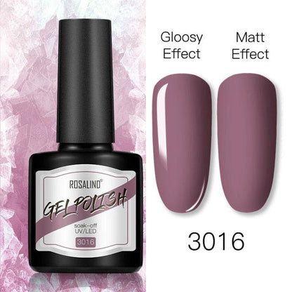 Shiny Womens Gel Nail Polish Permanent Painting Glossy Matte Effect For Manicure Nail Art Design For Womens and Girls