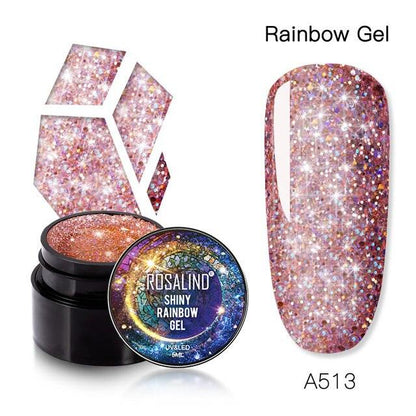 Luxury Modern Crystal Shiny Gel Nail Polish Painting Nails Art Design Diamond Manicure Gel Luxury Design For Women and Girls