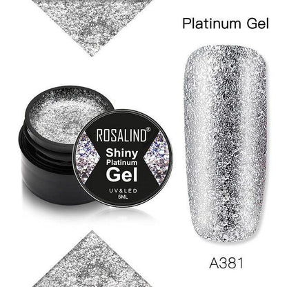 Luxury Modern Crystal Shiny Gel Nail Polish Painting Nails Art Design Diamond Manicure Gel Luxury Design For Women and Girls