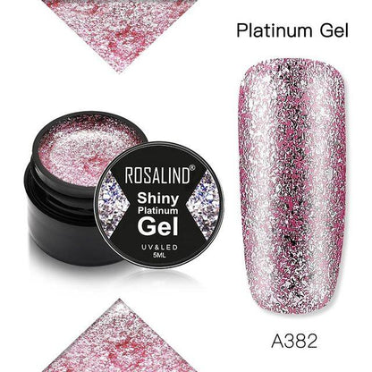 Luxury Modern Crystal Shiny Gel Nail Polish Painting Nails Art Design Diamond Manicure Gel Luxury Design For Women and Girls
