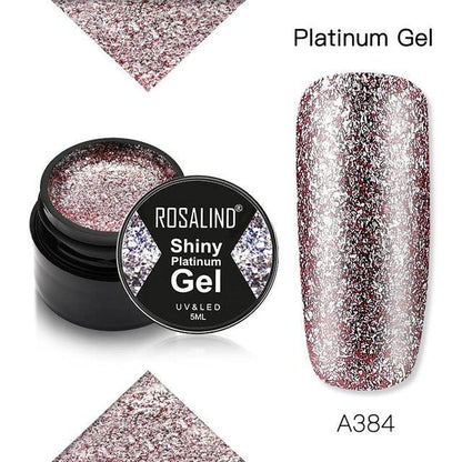 Luxury Modern Crystal Shiny Gel Nail Polish Painting Nails Art Design Diamond Manicure Gel Luxury Design For Women and Girls