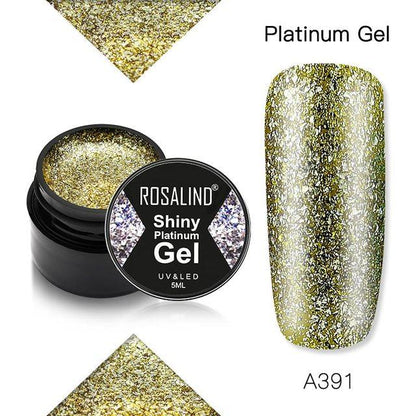 Luxury Modern Crystal Shiny Gel Nail Polish Painting Nails Art Design Diamond Manicure Gel Luxury Design For Women and Girls