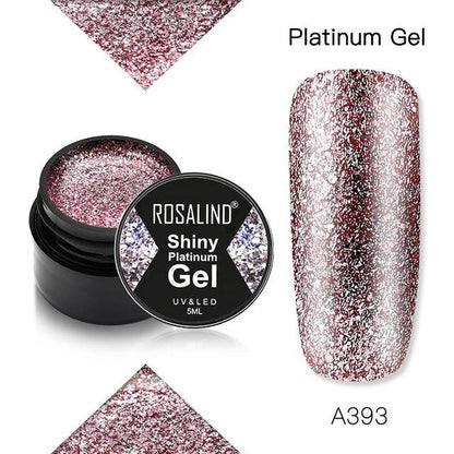Luxury Modern Crystal Shiny Gel Nail Polish Painting Nails Art Design Diamond Manicure Gel Luxury Design For Women and Girls