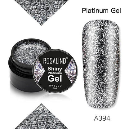 Luxury Modern Crystal Shiny Gel Nail Polish Painting Nails Art Design Diamond Manicure Gel Luxury Design For Women and Girls