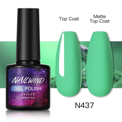 Luxury Womens Colorful Gel Nail Polish 8ml Semi Permanent UV/LED Glossy Effect Popular Design For Women and Girls in Fashion Style