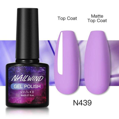 Luxury Womens Colorful Gel Nail Polish 8ml Semi Permanent UV/LED Glossy Effect Popular Design For Women and Girls in Fashion Style