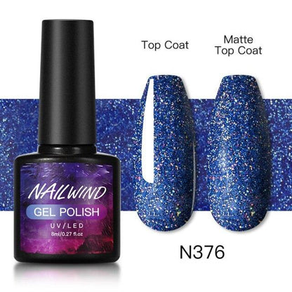 Luxury Womens Colorful Gel Nail Polish 8ml Semi Permanent UV/LED Glossy Effect Popular Design For Women and Girls in Fashion Style
