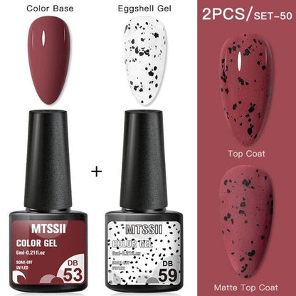 Luxury Gel Nail Polish Permanent Glossy Matte Egg Effect Elegant Stylish Eggshell Design For Women And Lady Nail Gel