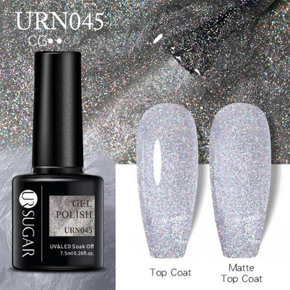 Matte Pink Blue Gel Nail Polish Semi Permanent LED Nail Art Design Elegant Warm Colors For Womens