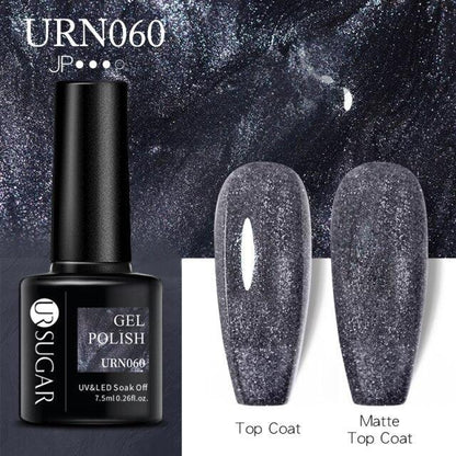 Matte Pink Blue Gel Nail Polish Semi Permanent LED Nail Art Design Elegant Warm Colors For Womens