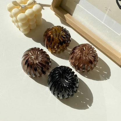 New Fashion Women Bun Hair Claw Horsetail Buckle Hair Clip Bird Nest Expanding Hair Accessories Female Ponytail Hair Accessories For Women