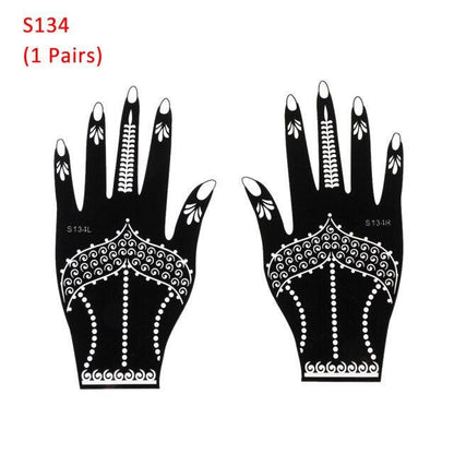 Fashion Women's Tattoo For Arm Temporary Body Paint Sticker Luxury Design For Wedding Party