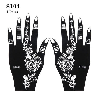 Fashion Women's Tattoo For Arm Temporary Body Paint Sticker Luxury Design For Wedding Party