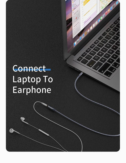 Audio Extension 3.5 mm Aux Cable Jack For Headphone Extender Cord