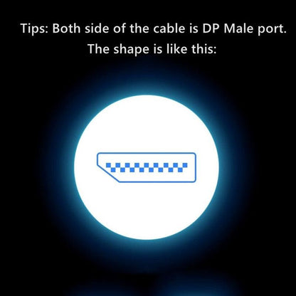 1m/2m/5m High Speed 1.4Gbp Slim and Flexible Ultra HD 8K 4K 144Hz 165Hz Display Port Adapter For Monitor PC Laptop Projector