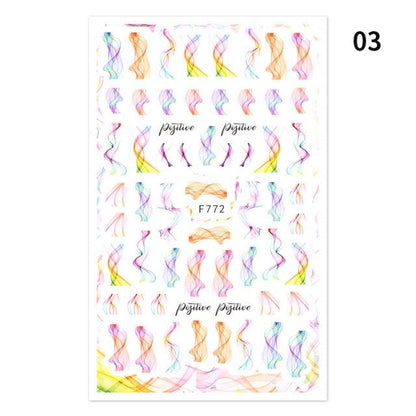 Blue Butterfly 3D Nail Stickers Flowers Leaves Self Adhesive Transfer Sliders Wraps Manicures Foils Decorations Decoration Tattoo Manicure Transfer Nail Decals Flowers Butterfly Designs Nails Supply Manicure Tips Design Nail Decoration