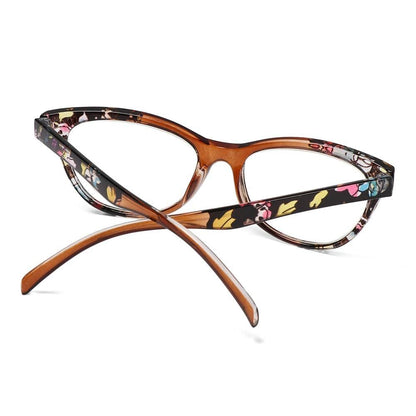 Cat Eye Reading Glasses Women Men Light Weight Presbyopic Reading Glasses Designer Cat Eye Frame Ladies Computer Readers Anti Glare UV Ray Eyeglasses Diopter Presbyopia Eyewear +1.00~+4.0