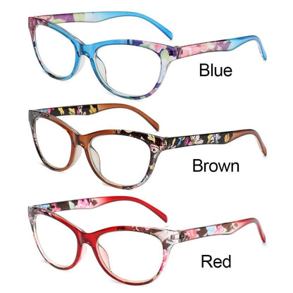 Cat Eye Reading Glasses Women Men Light Weight Presbyopic Reading Glasses Designer Cat Eye Frame Ladies Computer Readers Anti Glare UV Ray Eyeglasses Diopter Presbyopia Eyewear +1.00~+4.0