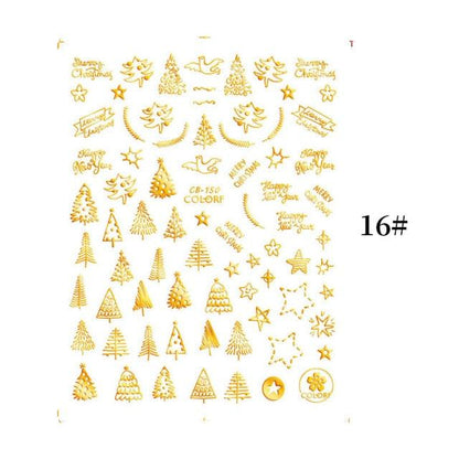 Sliver Bronzing Christmas Slider Nail Art 3D Decals Decoration Snowflake Nail Art Sticker Manicures Transfer Foil Xmas Gift  Nails Snowflake Nail Art Stickers Decals Christmas Nail 3D Self Adhesive Nail Stickers for Acrylic Nails Snowflake