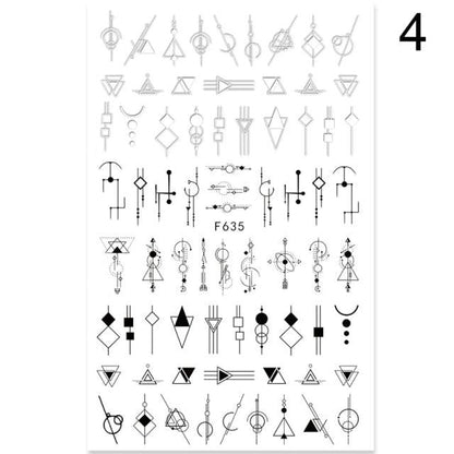 3D Nail Sticker Russian English Letter Sticker For Nails Foil Love Heart Design Accessories Fashion Manicures Sticker Decoration  Nail Art Stickers Water Transfer Nail Decals Full Wraps Gradient Acrylic Nail Kits for Women Manicure Decoration