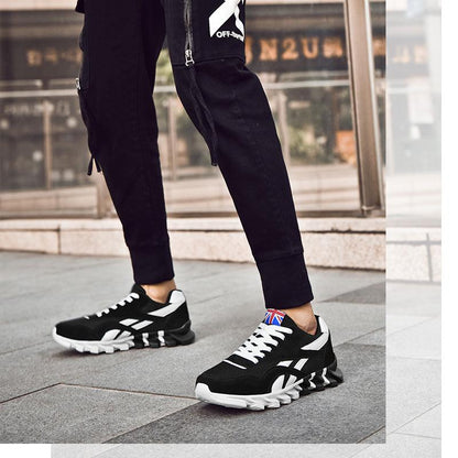 Fashion Mens Running Light Breathable Shoes Mens Sneakers Light Weight Running Elegant Soft Sneakers Comfortable Athletic Running Sneakers