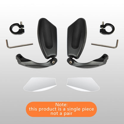 Bike Wide Range Back Sight Reflector Bike Mirror Bicycle Handlebar Rear View Mirror Bike Rear view Mirror Left With Light Reflector Safer No-Shock Bicycle Mirror Rearview Mirror Universal For Bike Bicycle