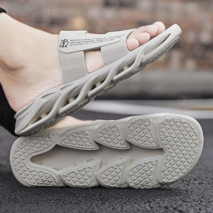 Modern Casual Summer Flip Flops Pool Slippers Sandals Slippers Men Shoes Tennis Fitness Runners Comfy Memory Foam Slide Outdoor Slippers Luxury Indoor Mens Slippers