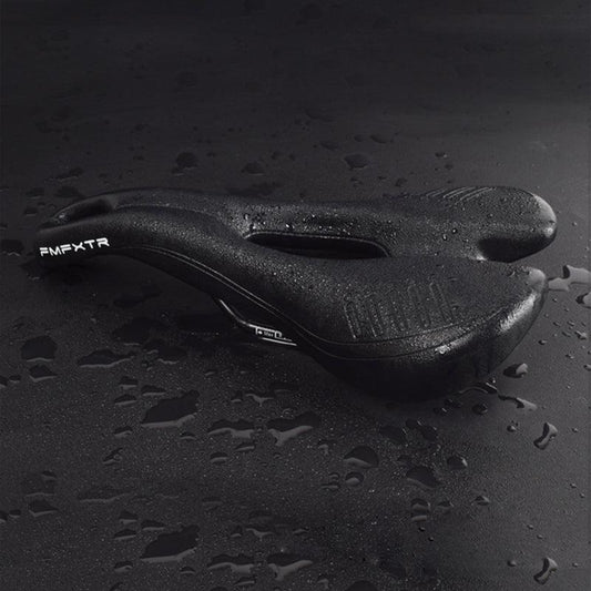 Bike Saddle Breathable Mountain Bike Seat PU Leather Bicycle Seat Cushion Sponge Filled Comfortable Cycling Saddle Replacement Soft Padded With Shock Absorbing Waterproof For Mountain Bike Road Bike