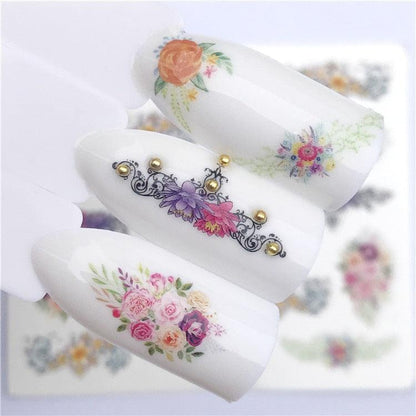 Fox Wolf Animal 3D Embossed Nail Sticker Flower Adhesive Manicure Slider Nail Art Tips Decorations Decals Manicure Design Golden Firework Star Accessories Heart Nail Art Stickers Glitter Decals Love Nail Sequins Laser Heart Nail