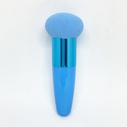 Professional Women Beauty Sponge Mushroom Head Powder Puff With Handle Smooth Shaped Make Up Colorful Sylish Design