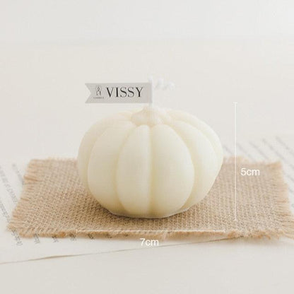 Pumpkin Candle Creative Handmade Aromatherapy Candle Pumpkin Candle Fall Candle Gift Set For Women Aromatherapy Candle Gift For Halloween Decorations Candle Photo Home Restaurant Hotel Decoration