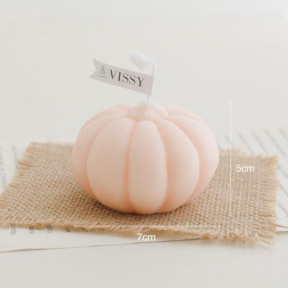 Pumpkin Candle Creative Handmade Aromatherapy Candle Pumpkin Candle Fall Candle Gift Set For Women Aromatherapy Candle Gift For Halloween Decorations Candle Photo Home Restaurant Hotel Decoration