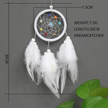 Pure Handmade Dream Catcher Hanging Ornaments Indian Style For Wall Decoration Birthday Gift Decorations Wind Chimes Home Wall Hanging Decora Wedding Decoration Craft Photography