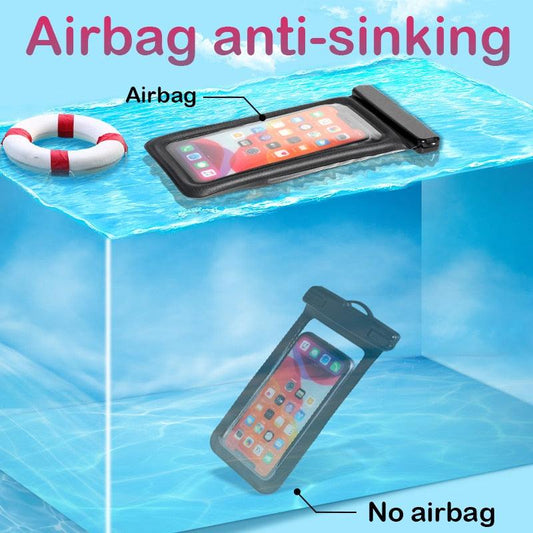 Purple Universal Waterproof Phone Case Water Proof Swim Pouch Bag Cases For iPhone Floating Phone Protector Smartphone Touchscreen Waterproof Pouch