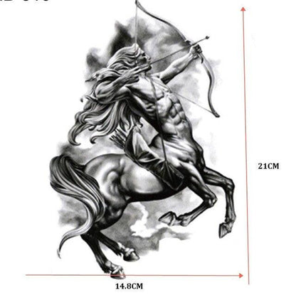 Realistic 3D Animals Tattoo Temporary Waterproof Sticker For Party Kids Men Women