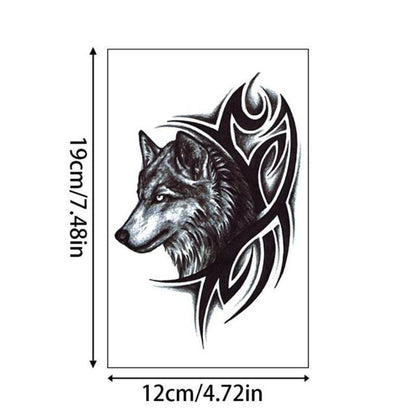 Realistic 3D Animals Tattoo Temporary Waterproof Sticker For Party Kids Men Women