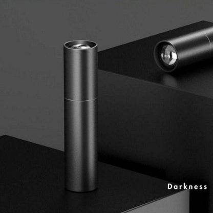Rechargable Mini Portable Waterproof USB LED  Pocket LED Flashlight Hight Super Bright Flashlight Telescopic Zoom Water Resistant Torch  Great For Indoor/Outdoor Activities Night Camping Hiking