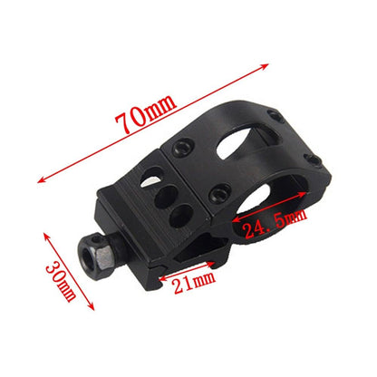 Rechargeable USB Charger High Lumen LED  Light Tactical Flashlight With Rail Mount Led Light White Tactical  Flashlight Pressure Switch For Long Distance Night Hunting