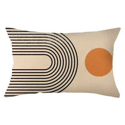 Rectangle Cushion Cover Cotton Fine Linen Pillowcase Brilliant Decorative Lined Linen Comfortable Cushion Covers Throw Pillow Cases For Sofa Pillows Baby Family Home Accessories