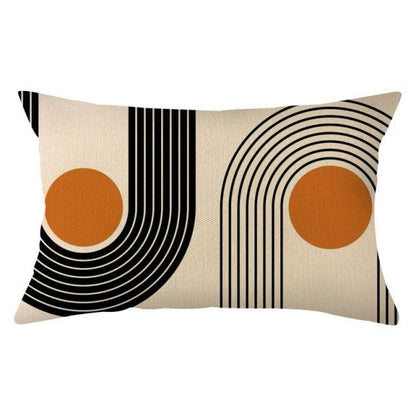 Rectangle Cushion Cover Cotton Fine Linen Pillowcase Brilliant Decorative Lined Linen Comfortable Cushion Covers Throw Pillow Cases For Sofa Pillows Baby Family Home Accessories