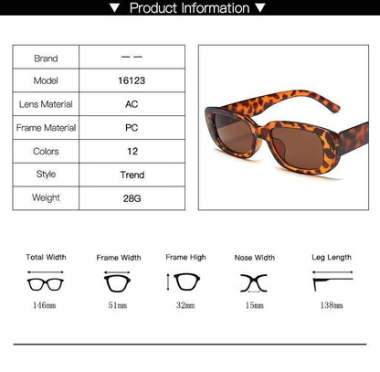 Rectangle Retro Sunglasses For  Women New  Oval Shape  Glasses For Women/Men New  Square Retro Eyeglasses For Women Luxury  Design Frames
