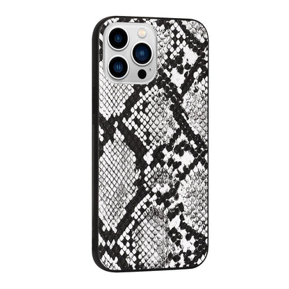 Retro Crocodile Leopard Snake Zebra Pattern Texture PU Leather Cases For iPhone 14 13 Phone Cover Unique Design Shockproof Soft Grip Leather Phone Case For iPhone