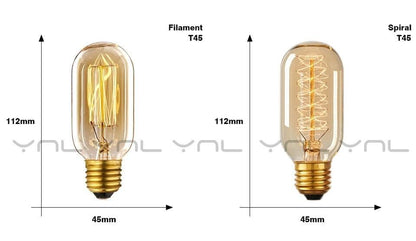 Retro Edison Light Bulb Vintage Edison Lamp Vintage Incandescent  Edison Light Bulbs Edison Filament Light Bulb Dimmable Warm White Different Shape Light