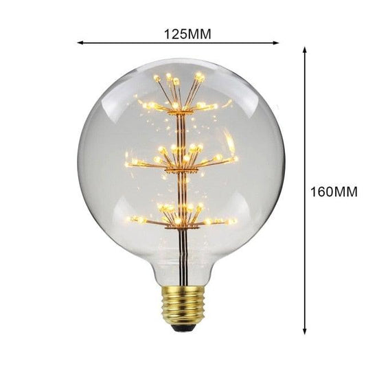Retro Lamp Loft Industrial Decor Vintage Lamp Light Bulb Antique Vintage Style Light Amber Warm Dimmable Vintage Village Style Desk Light Creative Table Lamp